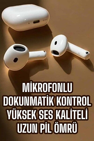 Genel Markalar 4.Nesil Kaliteli TWS Android ve İOS Uyumlu Mikrofonlu Kulaklık