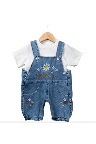 minimodamkids çiçekli kız salopet
