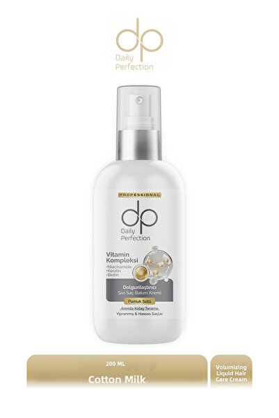 dp Daily Perfection Liquid Hair Care Cream Cotton Milk 200 ml