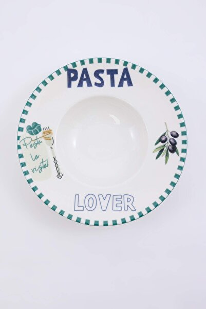 TRENDYOLMİLLA HOME Gemusterter Porzellan-Nudelteller