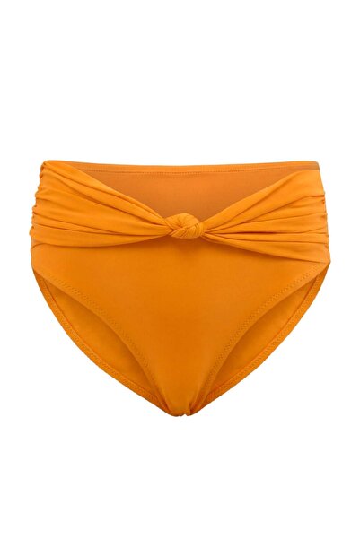 Trendyol Collection Partea de jos a bikiniului cu talie înaltă și detaliu nod...