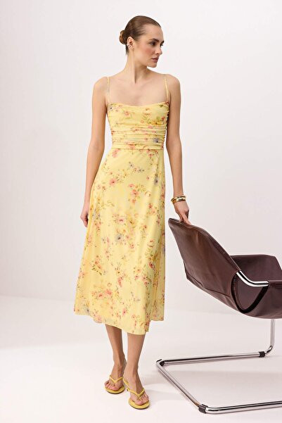 Συλλογή Trendyol Πολύχρωμο Α-γραμμή /Çan Form Pool Collar Με λεπτές τιράντες ...