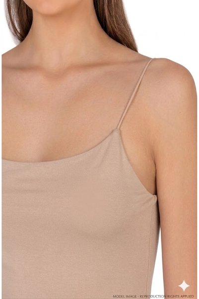 LİRONA Women's Tencel Modal Fabric Thin String Strap Crop Top Body 3-Pack 27370