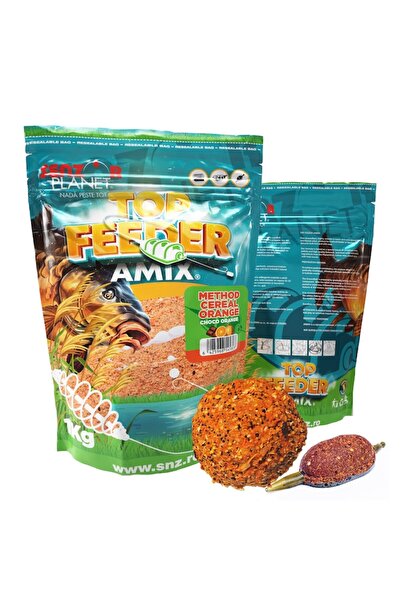 Senzor Planet Nada Top Feeder Amix Method cu portocale, ciocolată-portocale -