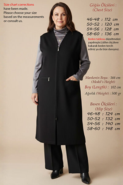 Laden Women's Steel Knit Knitwear Plus Size Non-Pilling Oversized Seasonal Zi...