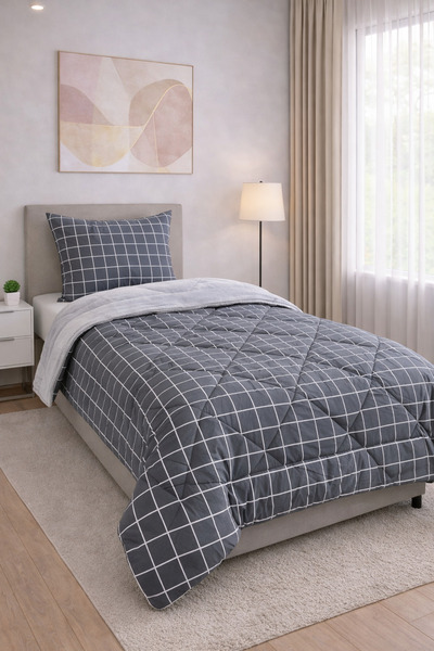 Constanza Exclusive طقم غطاء وسادة مفرد مزدوج الجوانب من القطن