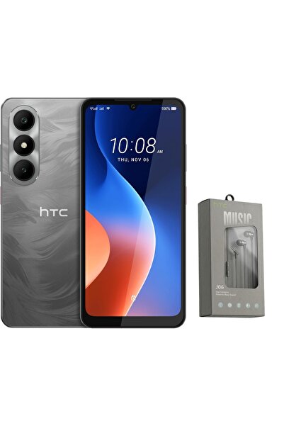 HTC Wildfire E7 Life Dual-Sim 4GB RAM + 128GB, Gray With Free J06