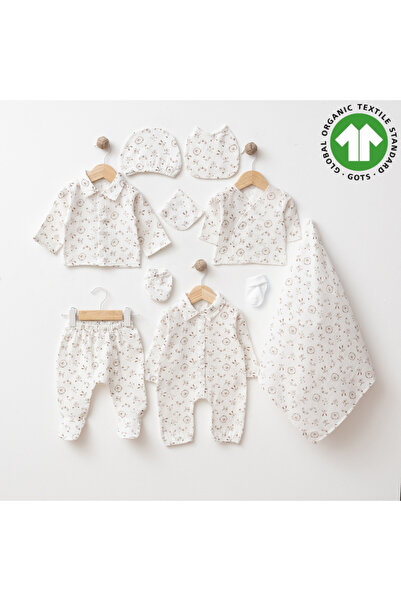 tinibud GOTS Sertifikalı Kumaş %100 Organik Pamuk Müslin 10’lu Bebek Hastane ...