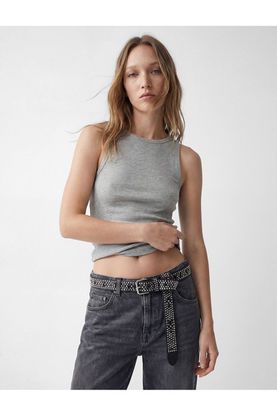 Koton Slim Fit Sleeveless Boat Neck Undershirt