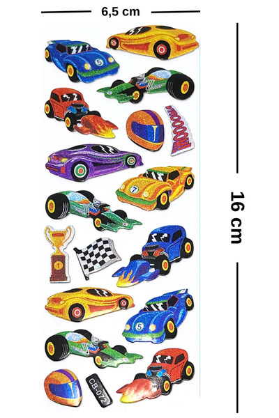 Yapı Kredi Yayınları Car Sticker with Gift – MİNİK KİTAPLARIM – Special for Babies - Shapes - Colors - Numbers-Objects