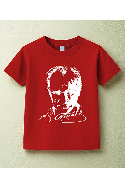 ASELİNDA Παιδικό μπλουζάκι ATATURK με τύπωμα (γιορτή της 23ης Απριλίου) / Κόκ...