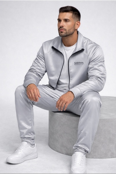 ByFourMan Ανδρικό σετ αθλητικής φόρμας AMBİTİONS Ba με τύπωμα με τσέπες με επ...