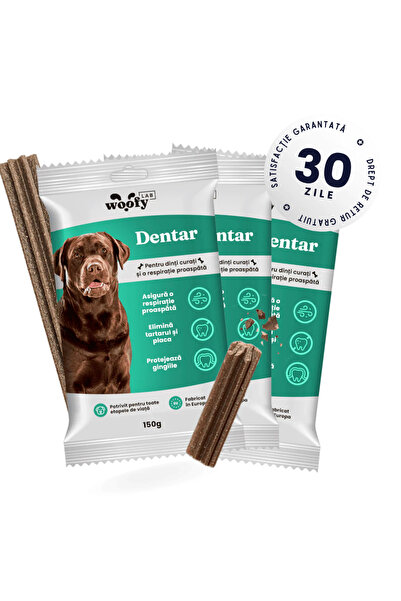 WoofyLab  Recompense dentare pentru caini WoofyLab, curatare dinti, respirati...