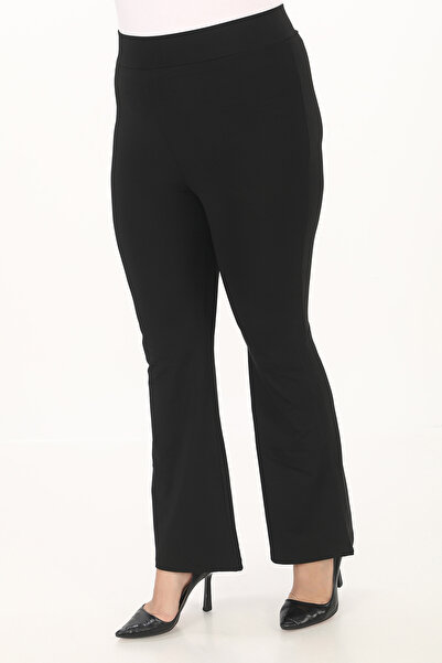 BANEGA Curve Large Size Diving Fabric Spanish Leg Recovery Černé legíny