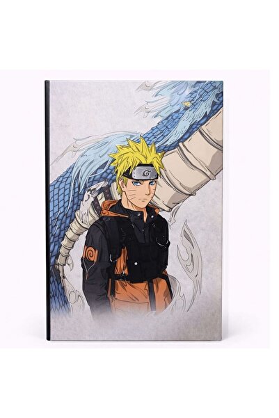 TEKNOLAST Naruto Anime Tasarımlı Lastikli Çizgili Defter