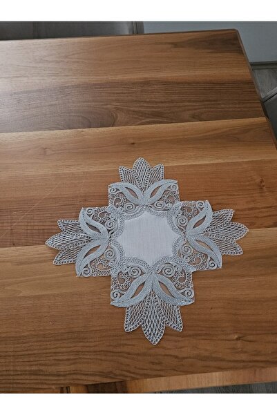 ZESA HOME Luxury Zigon Coffee Table Cover with French Lace