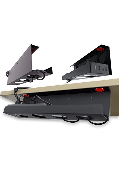 Home Masa Altı Kablo Yönetim Tepsisi - Kanalı