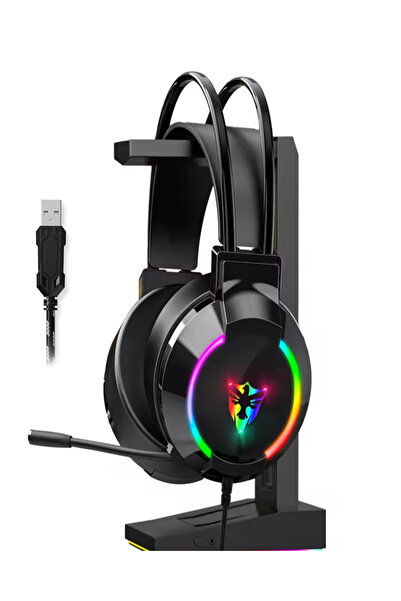 Havana G606 Rainbow 7.1 Siyah Kulak Üstü Usb Kulaklık 4d Mikrofonlu Profesyon...