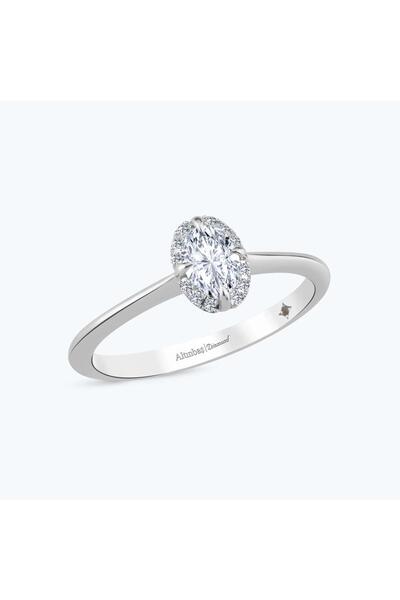 Altınbaş Pırlanta Oval Tektaş Yüzük