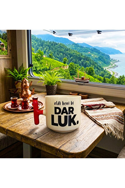 Tanem Tasarım Aldı Beni Bi Darluk  - T Kulp Kupa