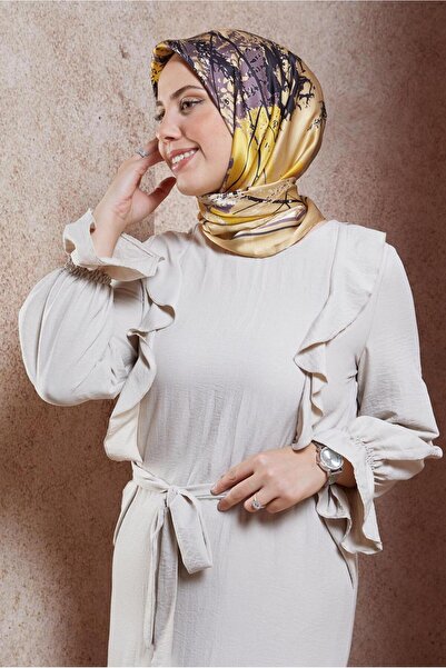 Alvina ALVİNA Μεταξωτό Φουλάρι 5111 - Άνετο και Μοντέρνο