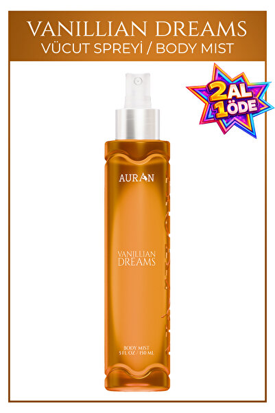AURAN Vanillian Dreams Parfümlü Kadın Vücut Spreyi Vücut Kokusu Vücut Misti B...