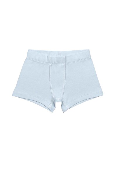 OrganicKid Cotton Erkek Çocuk Mavi/Gri Boxer Set 3'lü