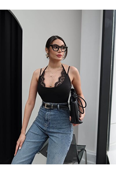 ESRAHELVACI Ολόσωμη φόρμα με δαντέλα