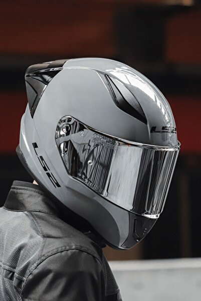 LS2 Rapıd 2 Race Nardo Gri Kask (1 Renkli + 1 Şeffaf Vizörlü)