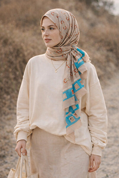 SOFT AKSESUAR Chain Patterned Shawl - Timeless