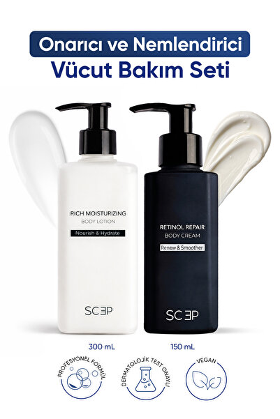 SCEP Onarıcı ve Nemlendirici Vücut Bakım Seti