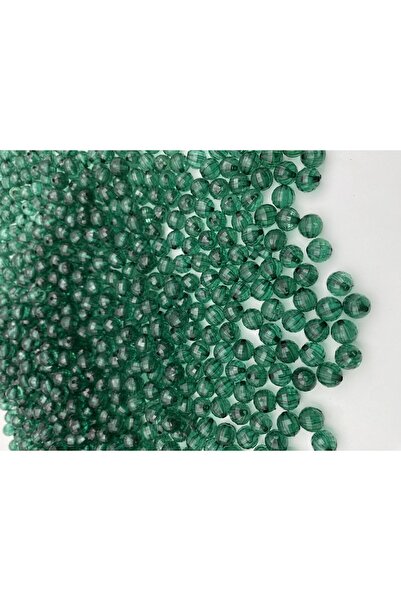 Hedef Bijuteri Mărgele acrilice de culoare verde de 10 mm, model World, bijut...