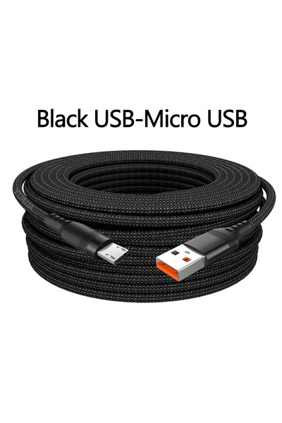 Choice 5m Black Micro USB USB TYPE C Fast Charge Cable Android Micro USB line...