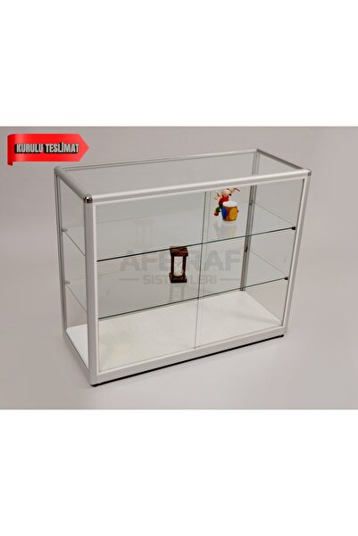 TERZİ DÜKKANI Alüminyum Iskelet Camlı Banko -40*100*h85
