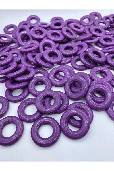 Hedef Bijuteri Mărgele inelare mov de 34 mm, mărgele accesorii pentru bijuter...