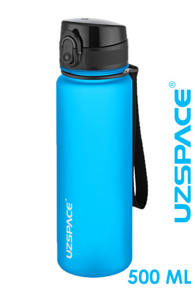 Uzspace قارورة ماء تريتان سعة 500 مل، 13 لونًا مختلفًا، سوفت تاتش 3026، قارور...