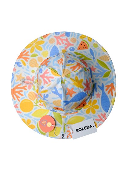 SOLEDA قبعة أطفال قابلة للتعديل على الوجهين مع حماية من الأشعة فوق البنفسجية ...