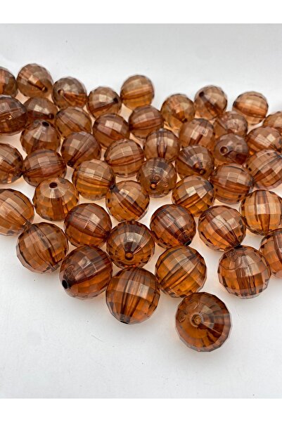 Hedef Bijuteri Mărgele acrilice model World Brown de 26 mm, bijuterii, mărgel...