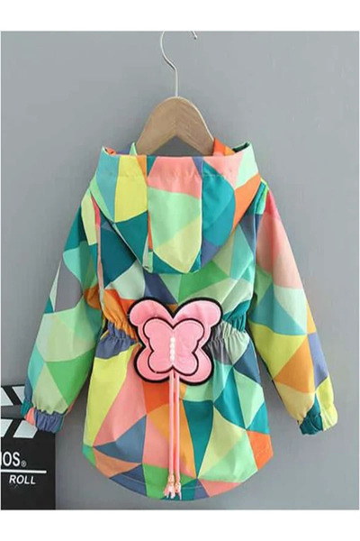 İPEK KİDS Kelebek Trençkot Yağmurluk Ceket