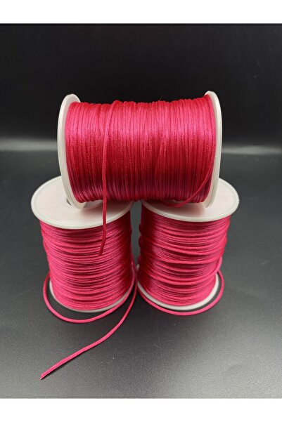 Hedef Bijuteri 10 Meters Flush Thread, Fuchsia Color Flush Thread, 1mm Flush ...