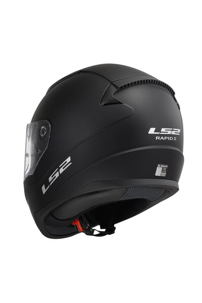 LS2 Erkek Rapıd 2 Mat Siyah Kask