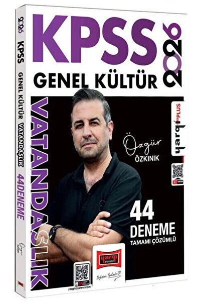 Yargı Yayınları Yargı 2026 KPSS Vatandaşlık 44 Deneme Çözümlü - Özgür Özkınık