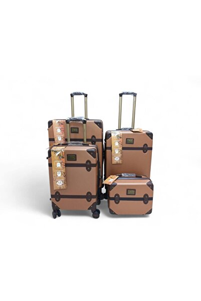 Generic حقائب سفر بعجلات - طقم من 4 قطع - مزودة بعجلات دوارة