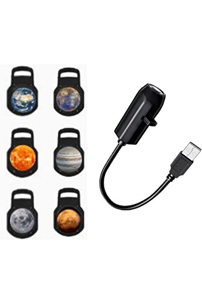 Arabest مصباح عرض كوكبي دوار 360 درجة، إضاءة LED لخلق أجواء مميزة لغرفة النوم...