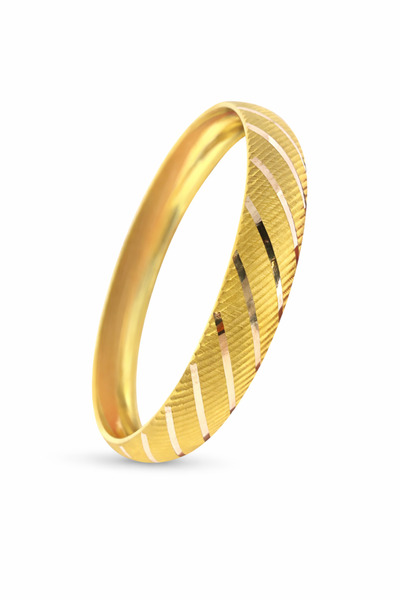 AY MÜCEVHER 6 Gram Altın Kalın Bilezik | Şık & Zarif Hediyelik, Garanti Belgeli