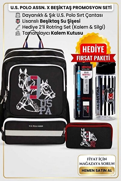 U.S. Polo Assn. U.s. Polo Okul Sırt Çantası , Kalem Çantası