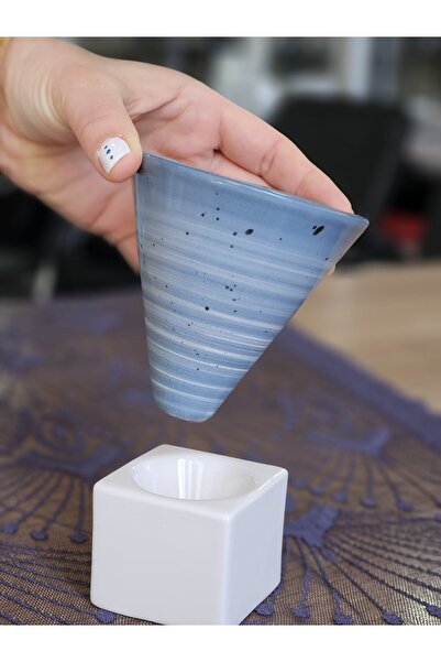 MeGgDecor 1 adet japon tarzı Retro seramik kahve fincanı altlığı ile beraber