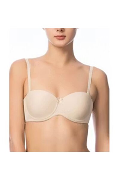 Nurteks Κενό στράπλες σουτιέν με διάφανο λουράκι στην πλάτη Νέα σεζόν