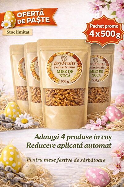 SC DRY FRUITS TRANSILVANIA SRL Miez de nuca jumatati extra 500 g