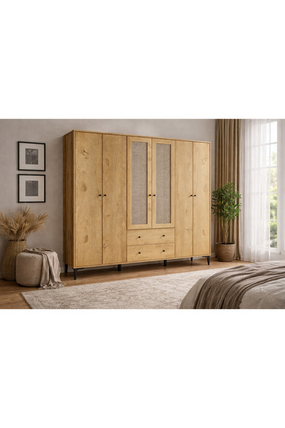 VENATTO Trio 6 Kapaklı Dolap(%100MDF)